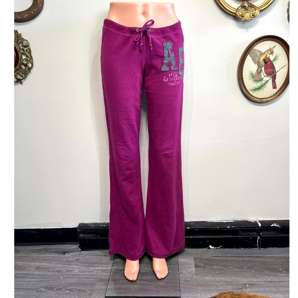 American Eagle Vintage Y2K Eagle Fleece Flare Sweatpants‎ XS